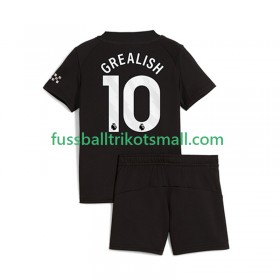 Fußballtrikots Manchester City Jack Grealish 10 Kinder 2025-2026 Kurzarm Auswärts-trikot kaufen